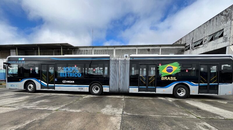 Salvador amplia testes com ônibus elétricos em linhas do sistema convencional e BRT