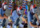 Criminoso de capacete assalta mercadinho em Camaçari e foge com dinheiro do caixa