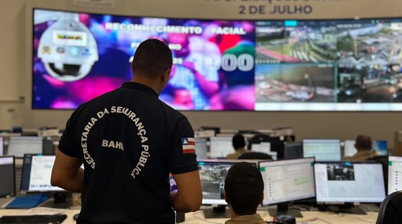 Reconhecimento facial ajuda a capturar mil foragidos na Bahia em 2025 e reforça segurança nas ruas