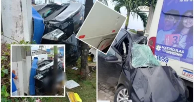 Acidente Grave na Estrada do Coco: Motorista de Carro Fica em Estado Crítico Após Colisão com Ônibus