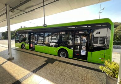 Salvador inicia testes com novo modelo de ônibus elétrico para a frota do BRT