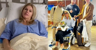 Val Marchiori reencontra a família após 15 anos e se emociona antes do início do tratamento contra o câncer