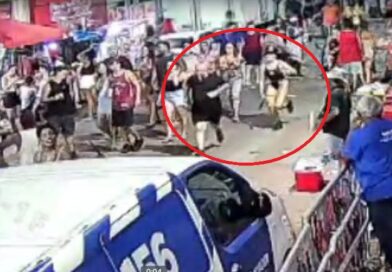 Importunação no Pipoco: Mulher persegue agressor após ser assediada na Barra