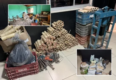 PM desmantela fábrica clandestina de espadas juninas no Recôncavo