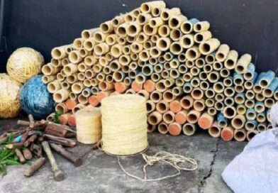 PM encerra “fábrica” de espadas em Cruz das Almas e apreende arsenal explosivo