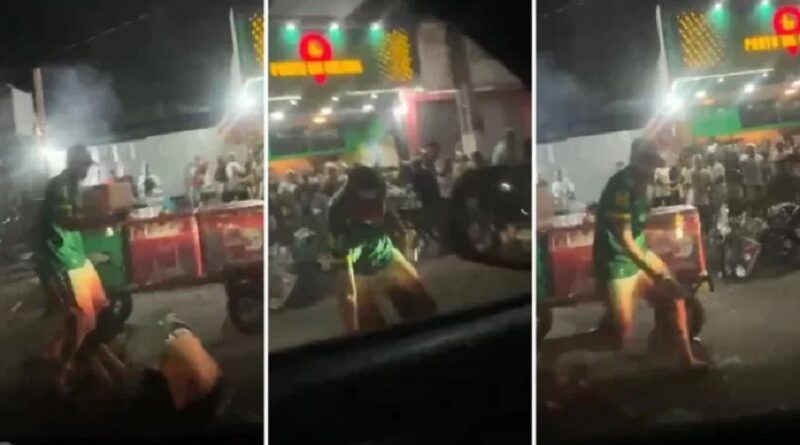 Execução em Berimbau: Câmera flagra homem cometendo homicídio sem largar lata de cerveja