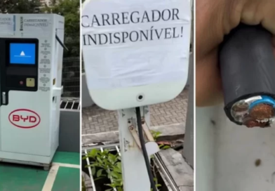 Furto de cabos deixa estação de recarga para carros elétricos sem funcionar em Salvador