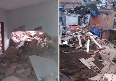 Criança de 9 anos é resgatada com ferimentos leves após desabamento em Pirajá
