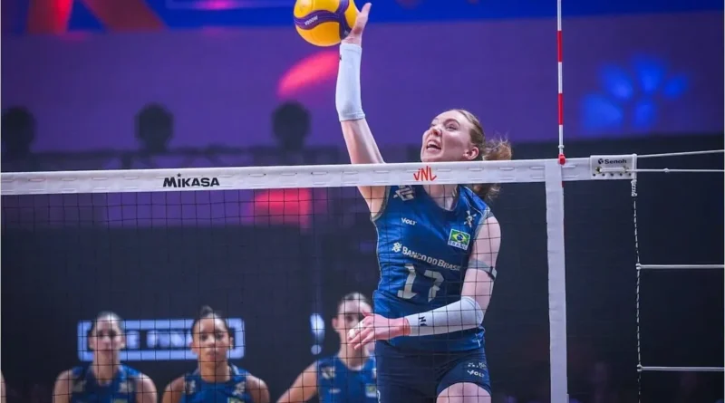 De virada, Brasil supera o Japão e garante vaga na semifinal da Liga das Nações de Vôlei
