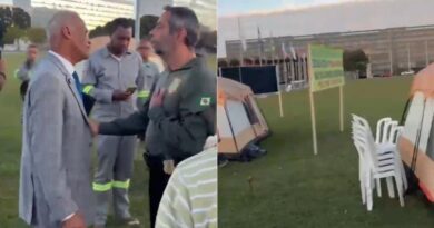 Pastor Isidório monta acampamento em frente ao Congresso pela escala 5×2
