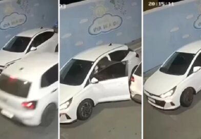 Mulher tem carro roubado por criminosos armados no bairro de Ipitanga, em Lauro de Freitas