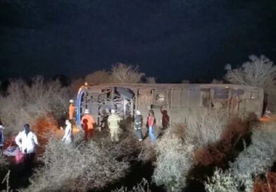 Ônibus da Real Maia tomba na BR-122 e deixa sete mortos e 13 feridos na Chapada Diamantina