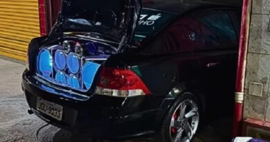 Polícia militar apreende dois veículos com som irregular durante o fim de semana no bairro de Valéria, em Salvador