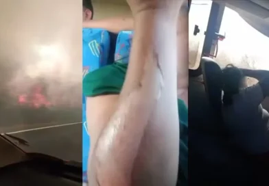 Ônibus de pacientes é atingido por incêndio na BA-160, deixando 19 feridos; duas vítimas estão em estado grave